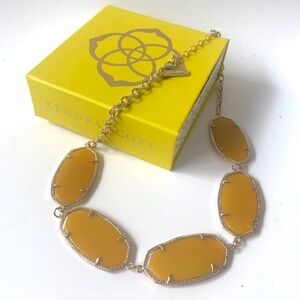 Kendra Scott Valencia necklace in Yellow